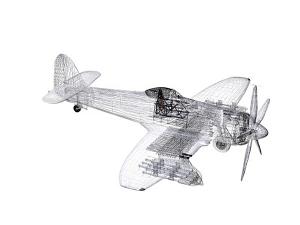 hawker sea fury fighters c4d - Hawker Sea Fury FB11 by pbratt