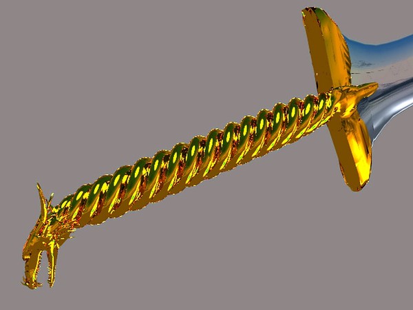 Excalibur Dragon Sword