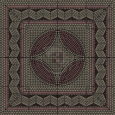 Mosaic floor #01 Texture
