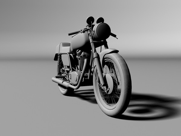 3d model ducati 250 350 desmo - Ducati 250 350 Desmo 1971 by Gonzo_3d