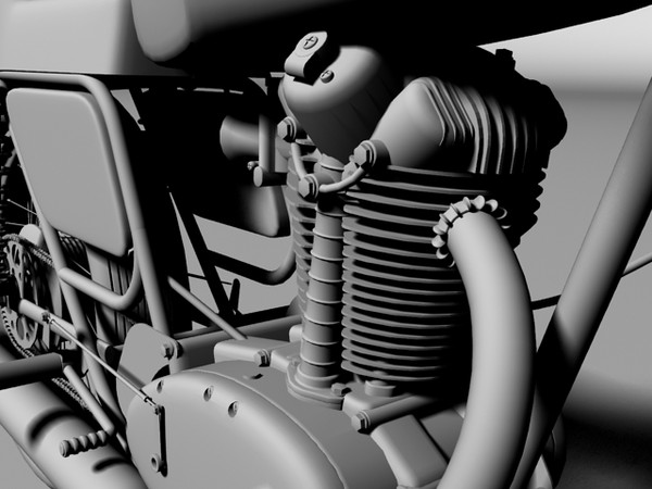 3d model ducati 250 350 desmo - Ducati 250 350 Desmo 1971 by Gonzo_3d