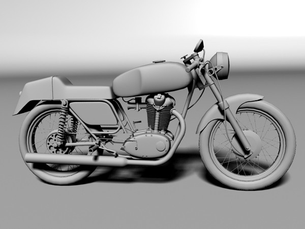 3d model ducati 250 350 desmo - Ducati 250 350 Desmo 1971 by Gonzo_3d