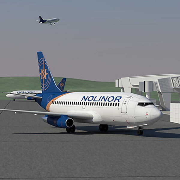 3d 737 200 airliner american model - 737 200 Collection. Eight American Airlines by ArqArt3D