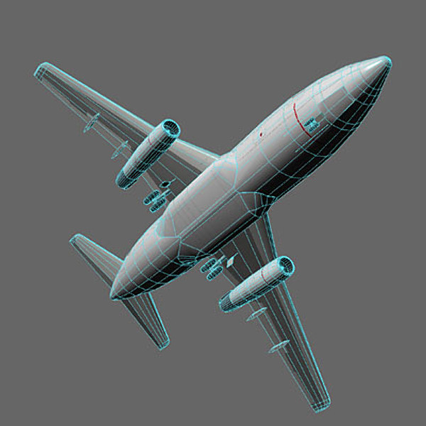 3d 737 200 airliner american model - 737 200 Collection. Eight American Airlines by ArqArt3D