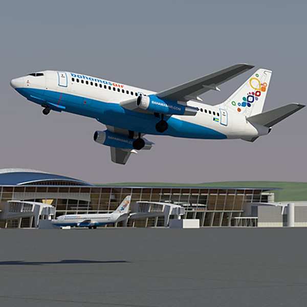 3d 737 200 airliner american model - 737 200 Collection. Eight American Airlines by ArqArt3D