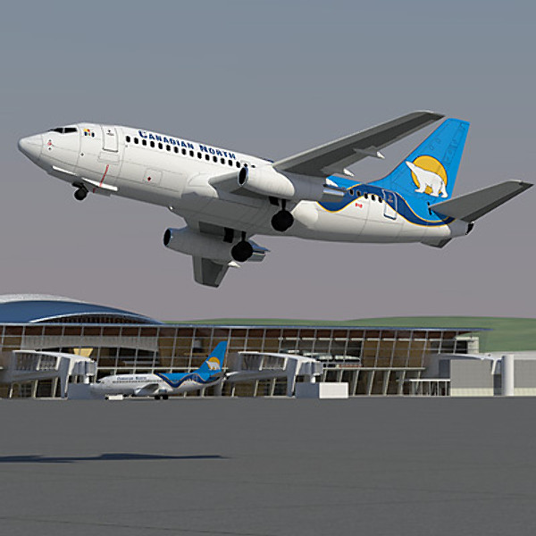 3d 737 200 airliner american model - 737 200 Collection. Eight American Airlines by ArqArt3D