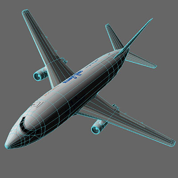 3d 737 200 airliner american model - 737 200 Collection. Eight American Airlines by ArqArt3D