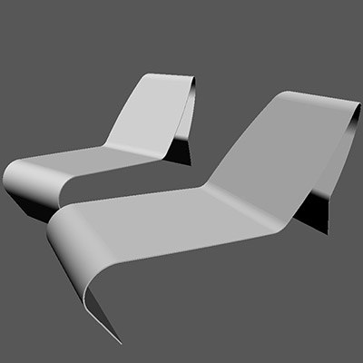 3ds max garden furniture chair design - Garden furniture chair by radoxist