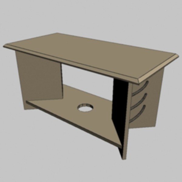 3d table model - Table_F01 by sabah_au