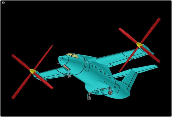 Augusta-Westland Erica Tilt Rotor Concept