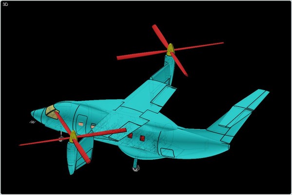 Augusta-Westland Erica Tilt Rotor Concept