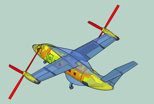 Augusta-Westland Erica Tilt Rotor Concept