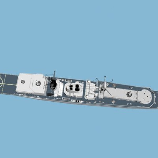 22 frigate hms brave max - FRIGATE 22 HMS BRAVE by 3DPASSION