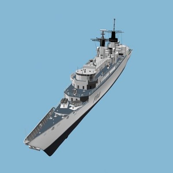 22 frigate hms brave max - FRIGATE 22 HMS BRAVE by 3DPASSION