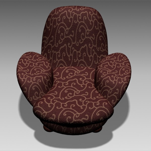 3d model of armchair modern - massive chair by masinac