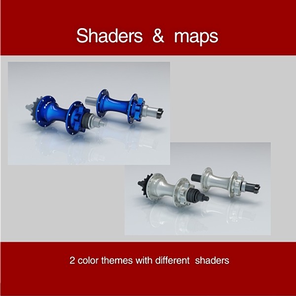 obj halo hubs set - Halo hubs set by Zigzain