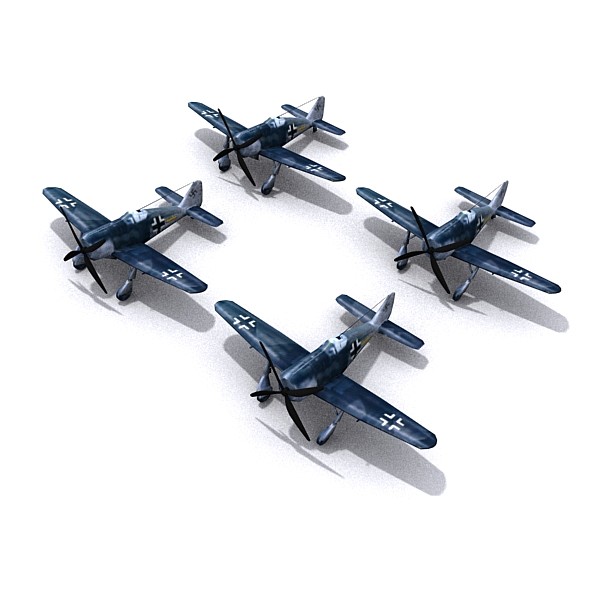 Focke-Wulf FW190_max.zip 3D Models