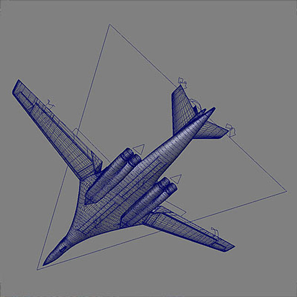 tu-160 bomber 3d ma - Tupolev Tu-160 by illuminar77
