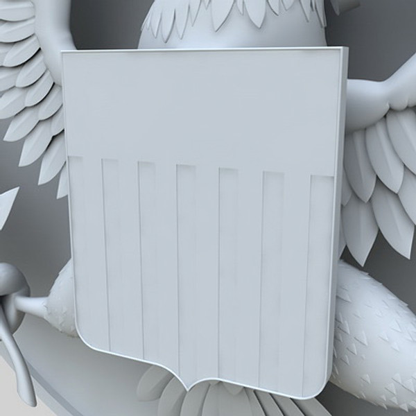 coat arms united states 3d obj - State Seal of United States by Igor Yakovlev