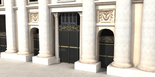 3d model st peter basilica rome - St. Peter Basilica in Rome (textured) by iaio82