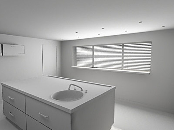 3d model kitchen - Kitchen 3ds by QLEE