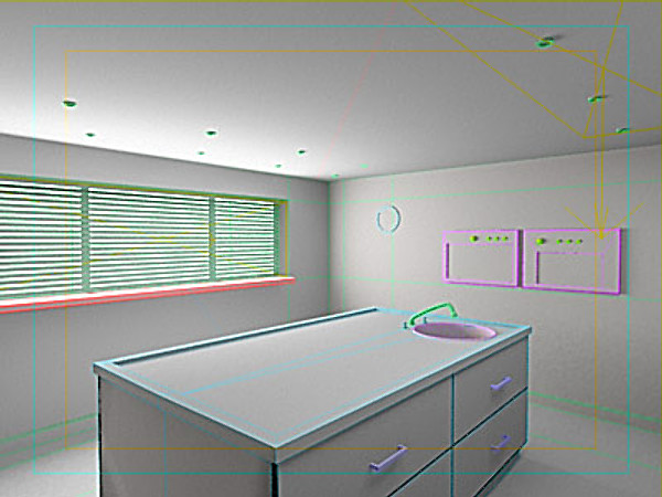 3d model kitchen - Kitchen 3ds by QLEE