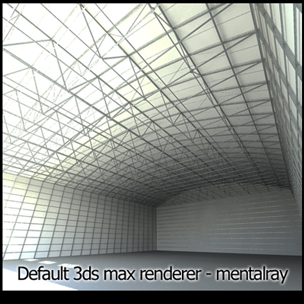 3d 3ds control plane - Aircraft Hangar by vankata