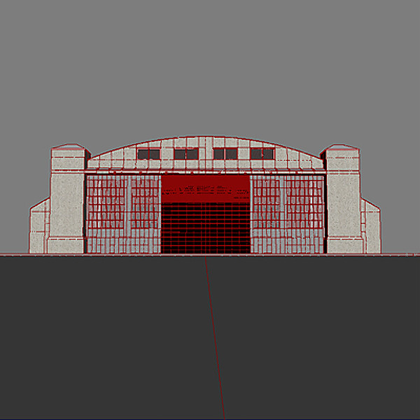 3d 3ds control plane - Aircraft Hangar by vankata