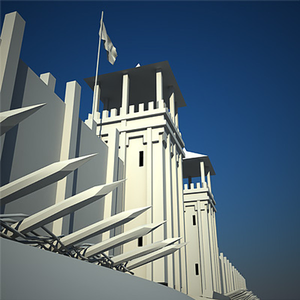 3d fortress fort - Fort by ugly_squid