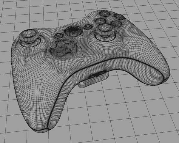 xbox 360 controller 3d c4d - Xbox 360 Controller x 3 VERSIONS! by raredevice