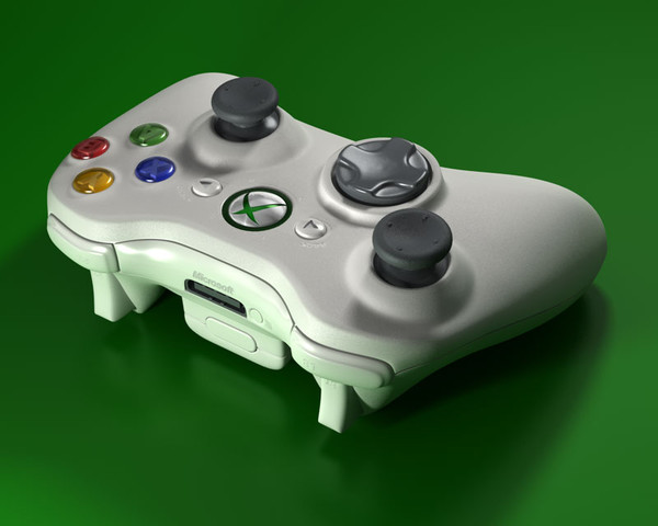 xbox 360 controller 3d c4d - Xbox 360 Controller x 3 VERSIONS! by raredevice