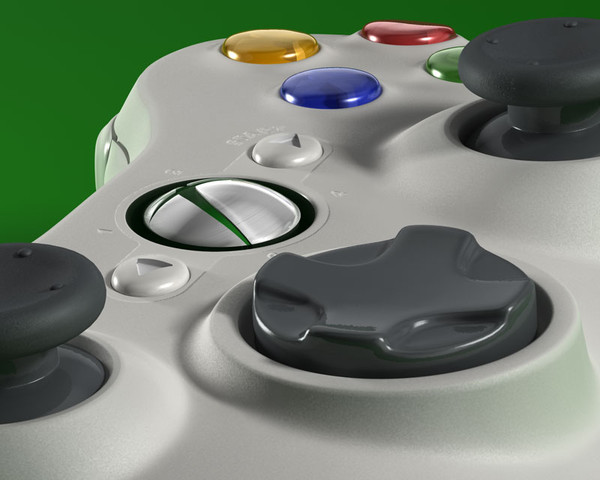 xbox 360 controller 3d c4d - Xbox 360 Controller x 3 VERSIONS! by raredevice