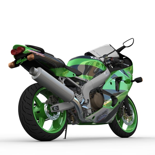 ZX-6R Kawasaki Ninja Sport Bike - 2000