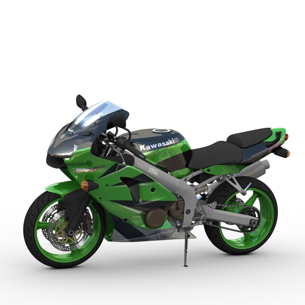 ZX-6R Kawasaki Ninja Sport Bike - 2000