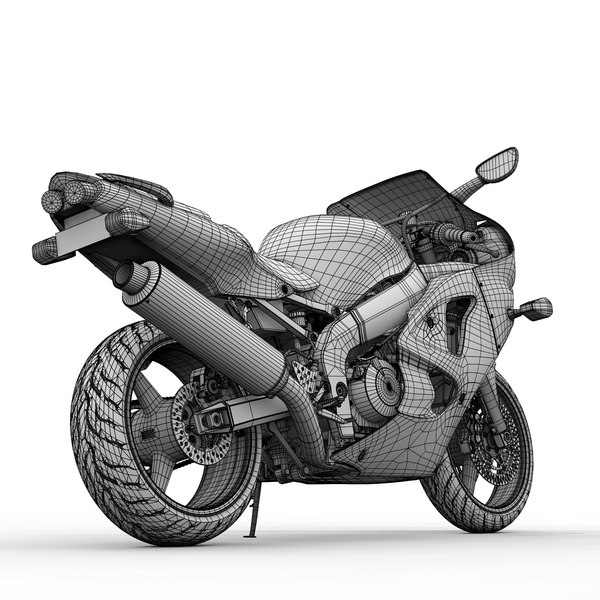ZX-6R Kawasaki Ninja Sport Bike - 2000