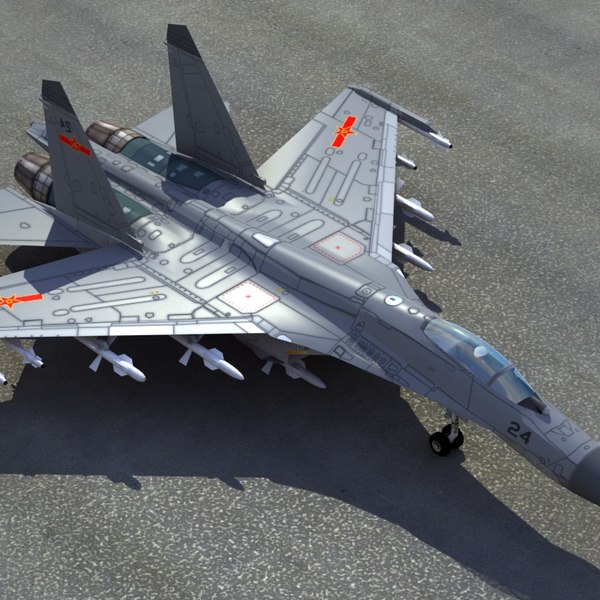 J11 Flanker 3DModel 3D Models