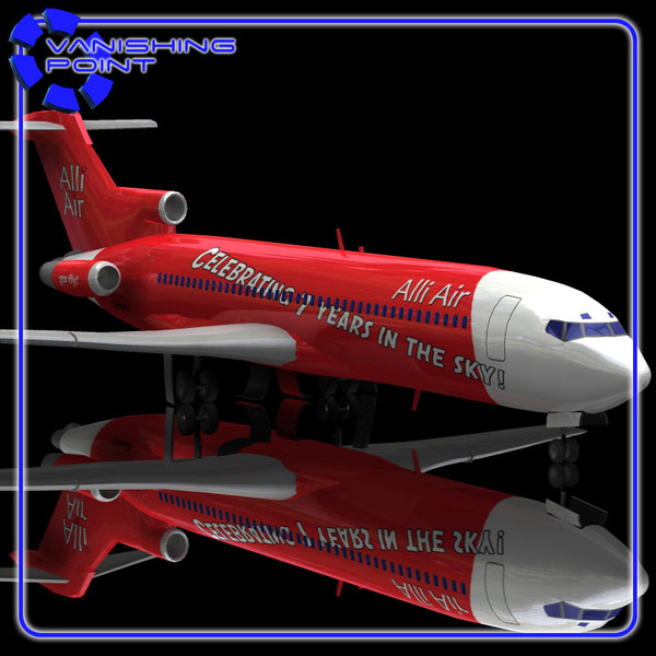 maya 727 airliner - Airliner 727 by JHoagland