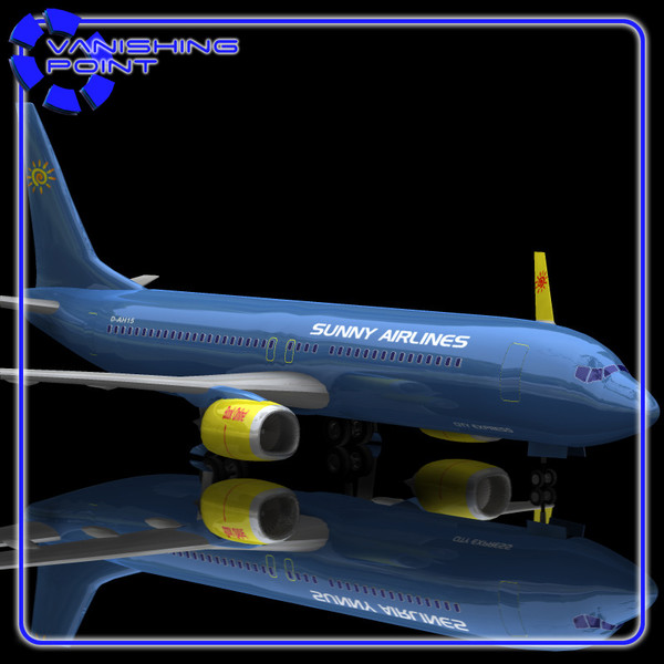 3d 737 aircraft - Aircraft 737 by JHoagland