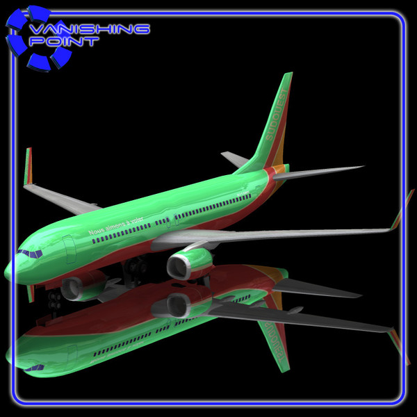 3d 737 aircraft - Aircraft 737 by JHoagland