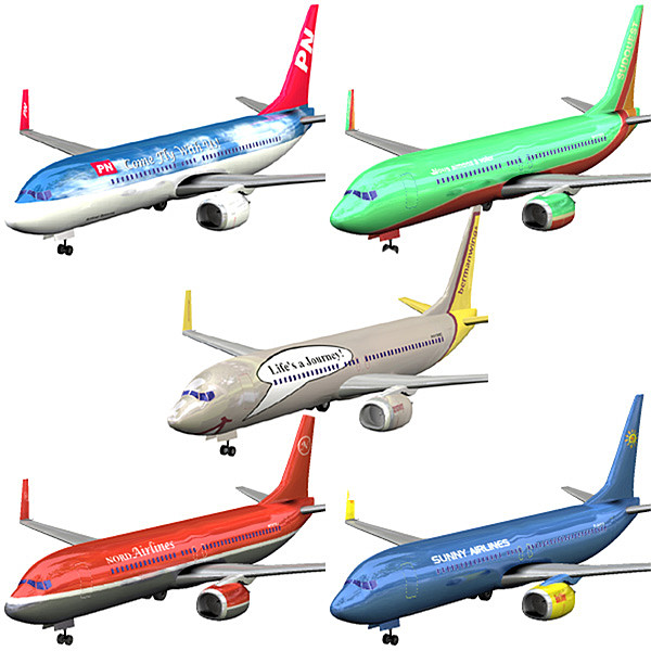 3d 737 aircraft - Aircraft 737 by JHoagland