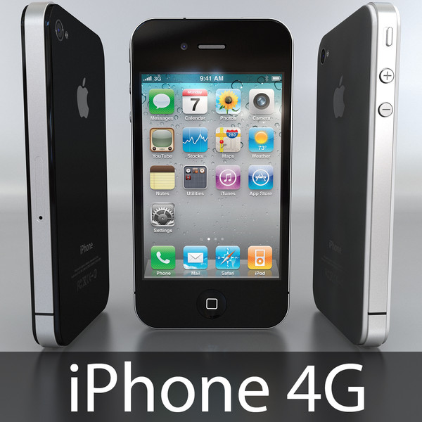 Apple iPhone 4 3D Models