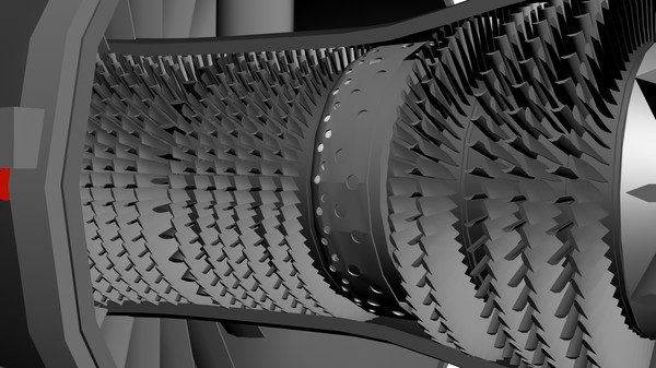 3ds max rolls royce jet engine - Detailed Jet Engine by 05u16hep