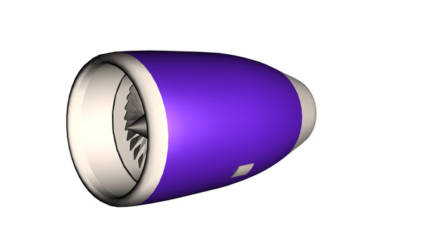 3ds max rolls royce jet engine - Detailed Jet Engine by 05u16hep