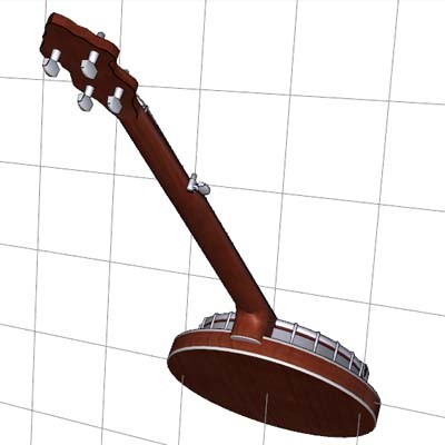 3d obj banjo - Banjo by mostlysquare