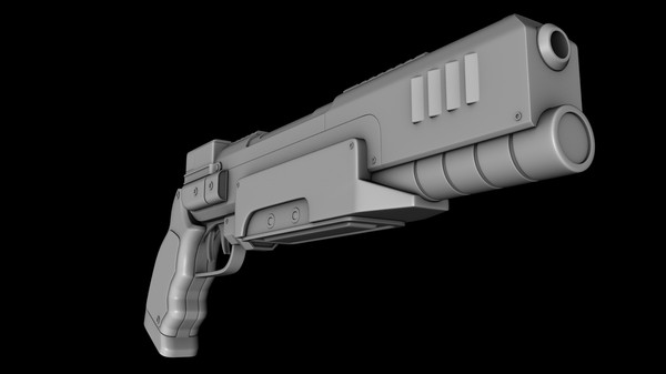 3d 223 pistol gun - 223 Fallout Gun by tuann123