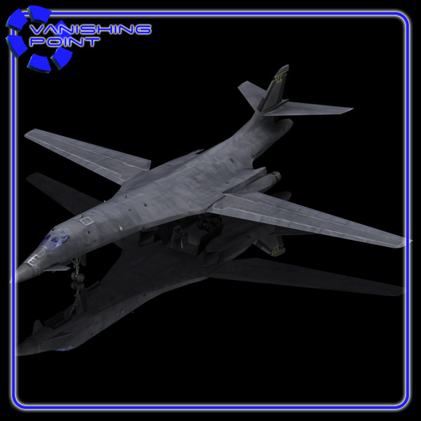 3d model bomber b-1b - B-1B Bomber by JHoagland