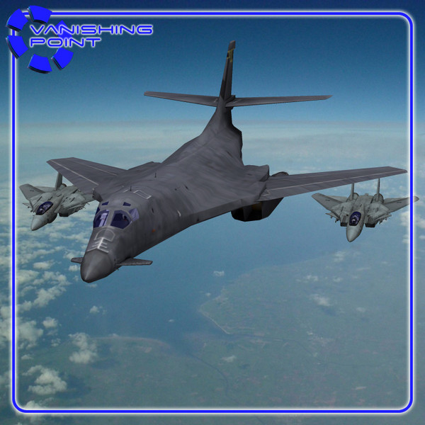 3d model bomber b-1b - B-1B Bomber by JHoagland