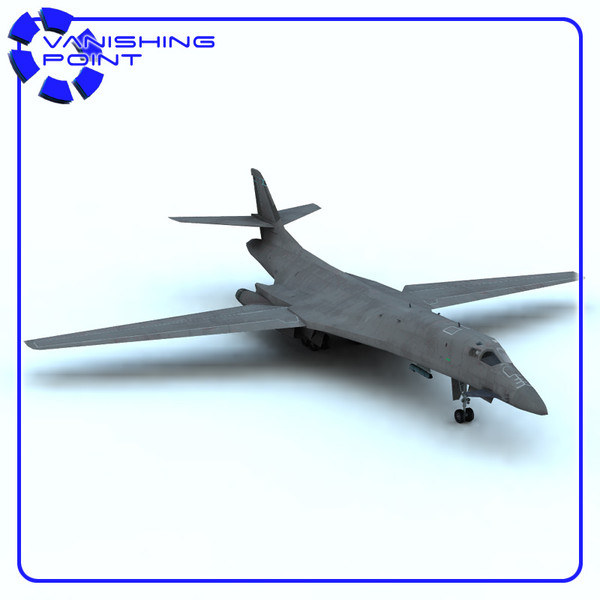 3d model bomber b-1b - B-1B Bomber by JHoagland