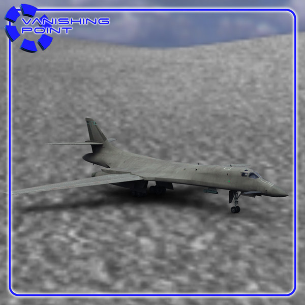 3d model bomber b-1b - B-1B Bomber by JHoagland