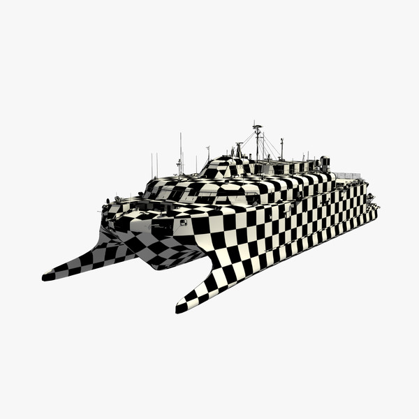 3d hsv-2 swift hybrid catamaran - HSV-2 Swift Hybrid Catamaran by 3d_molier